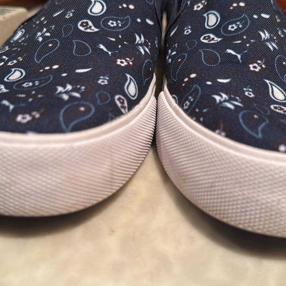 Puma Navy Paisley Slip-On Sneakers - Picture 9 of 9